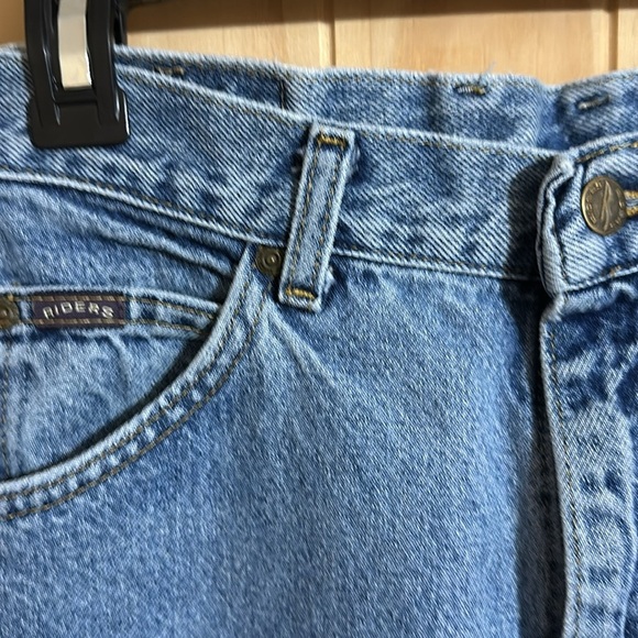 RIDERS 90’s Vintage Classic Blue Denim Jeans Ultra High Rise - Picture 2 of 3